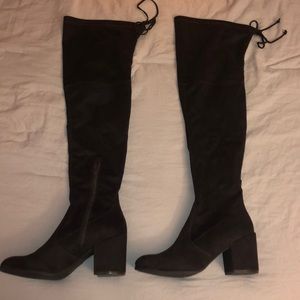UNISA dark brown over the knee boots